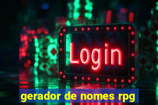 gerador de nomes rpg