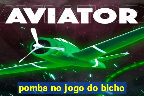 pomba no jogo do bicho