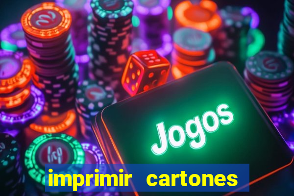 imprimir cartones de bingo