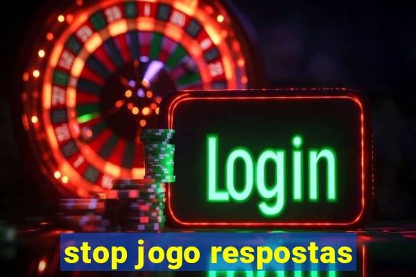 stop jogo respostas