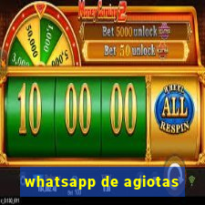 whatsapp de agiotas