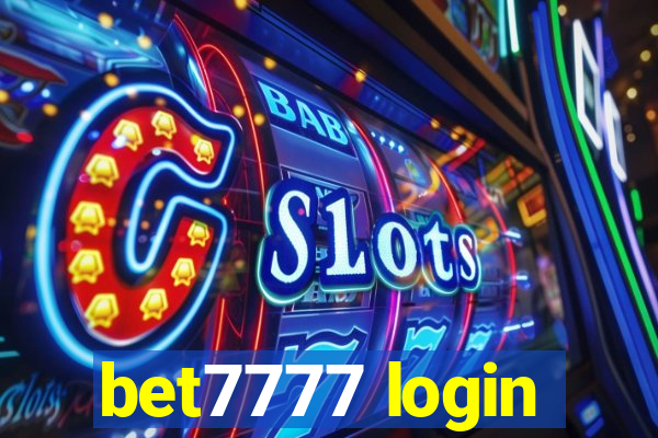 bet7777 login