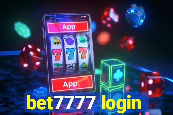 bet7777 login