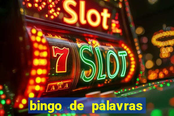 bingo de palavras de natal