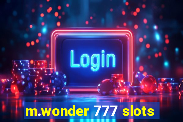 m.wonder 777 slots