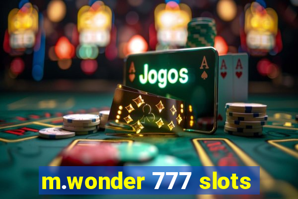 m.wonder 777 slots