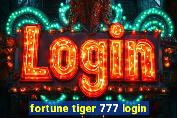 fortune tiger 777 login