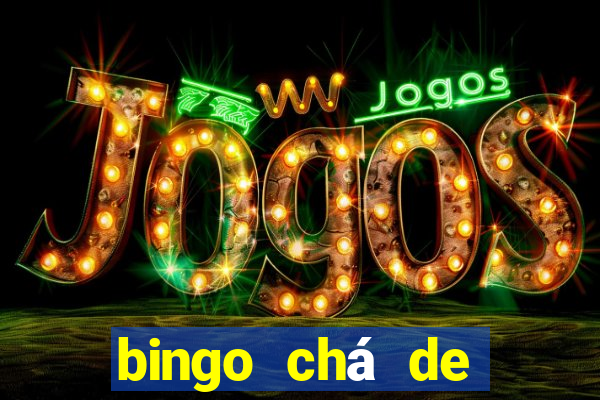 bingo chá de bebê excel