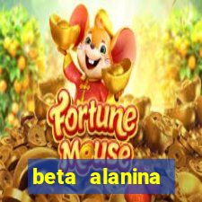 beta alanina aumenta a pressao