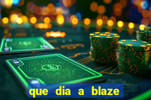 que dia a blaze paga o cashback