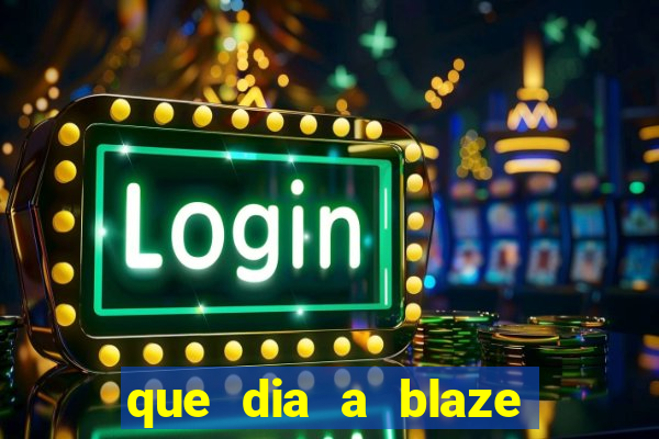 que dia a blaze paga o cashback