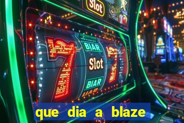 que dia a blaze paga o cashback