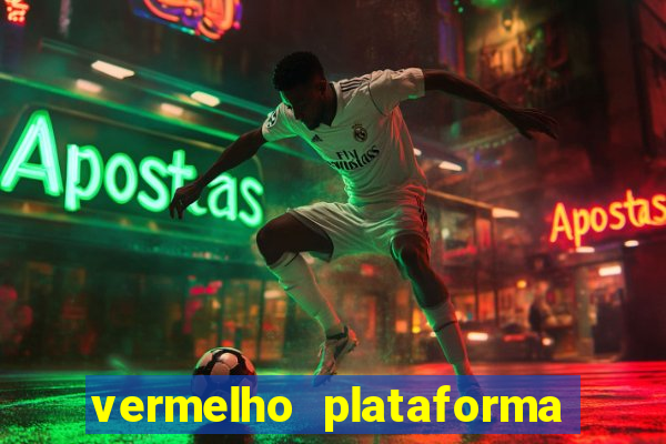 vermelho plataforma de jogos