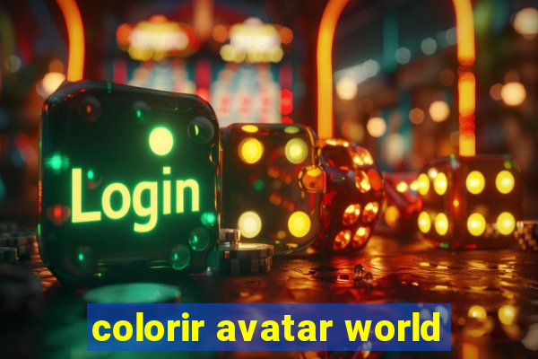 colorir avatar world