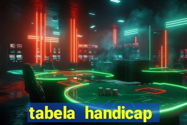 tabela handicap asiatico escanteios