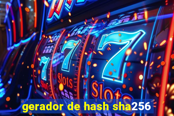 gerador de hash sha256