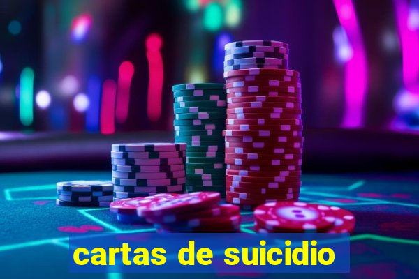 cartas de suicidio