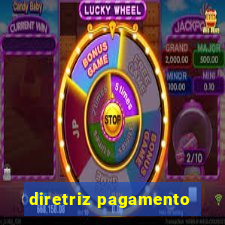 diretriz pagamento