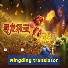 wingding translator