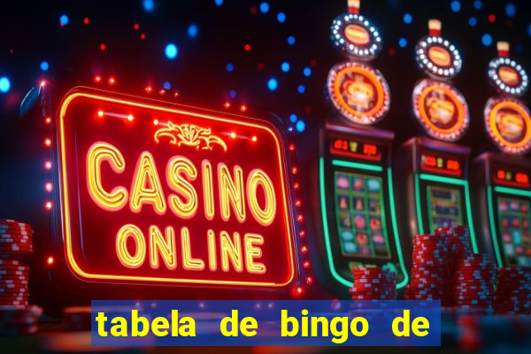 tabela de bingo de 1 a 100