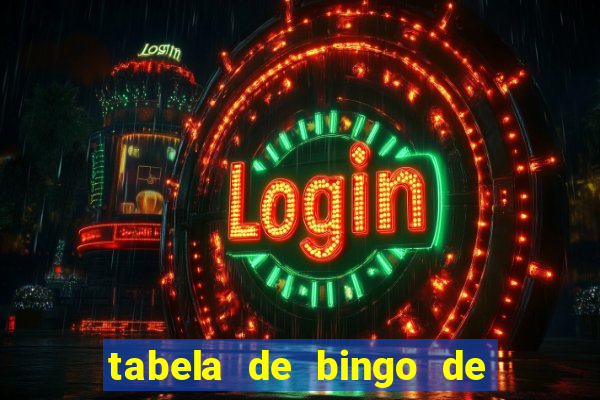 tabela de bingo de 1 a 100