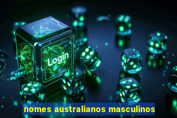 nomes australianos masculinos