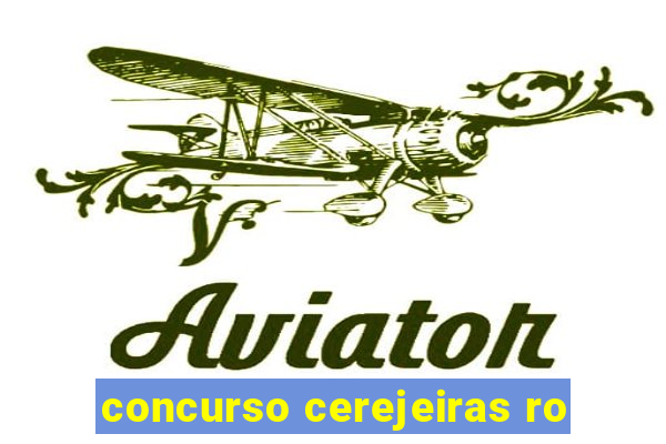 concurso cerejeiras ro