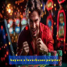 bayern x leverkusen palpites