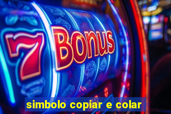 simbolo copiar e colar