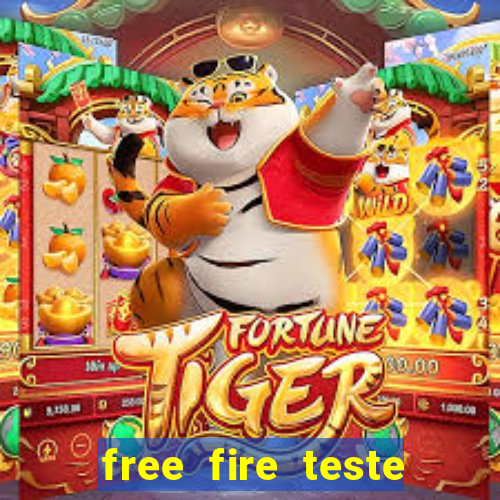 free fire teste grátis jogar agora