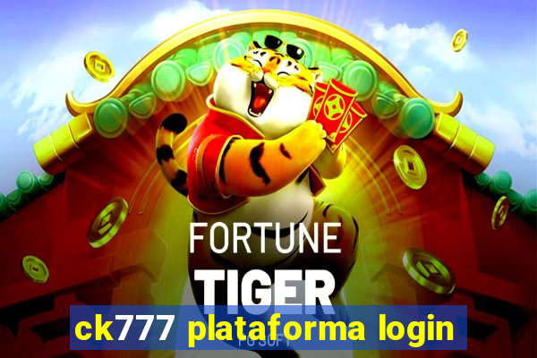 ck777 plataforma login