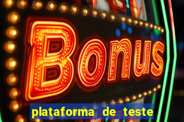 plataforma de teste pg demo