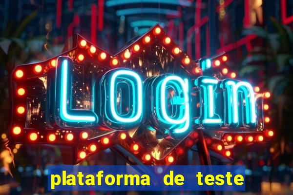 plataforma de teste pg demo