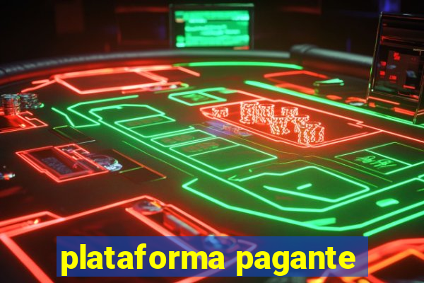 plataforma pagante