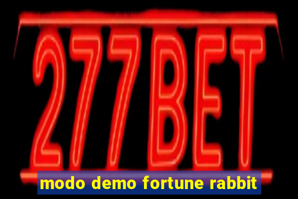 modo demo fortune rabbit