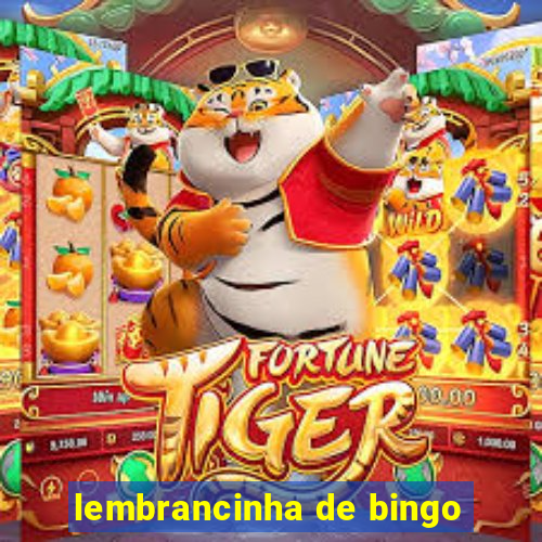 lembrancinha de bingo