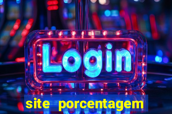 site porcentagem slots pg