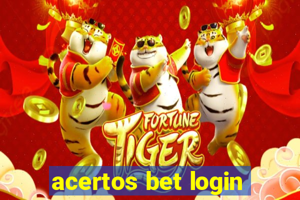 acertos bet login