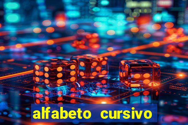 alfabeto cursivo pontilhado para imprimir pdf