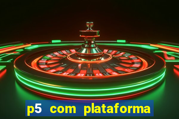 p5 com plataforma de jogos