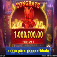 pacto para prosperidade