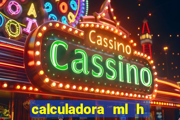 calculadora ml h para mcg kg min