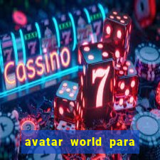 avatar world para imprimir e colorir