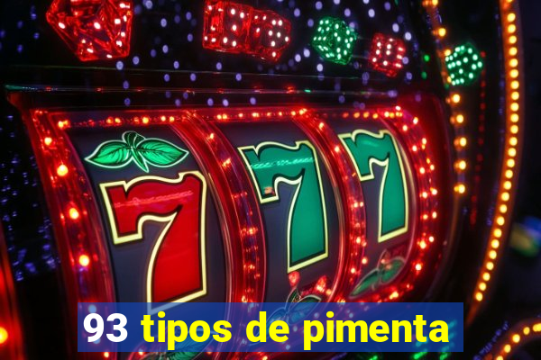 93 tipos de pimenta