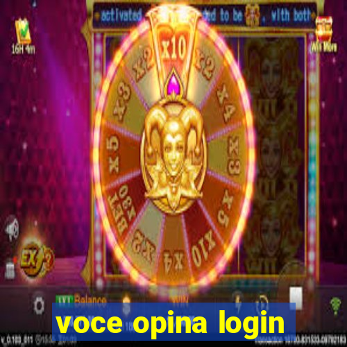 voce opina login