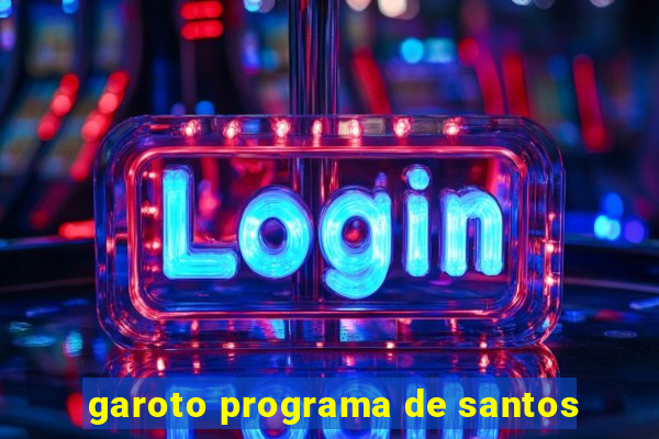 garoto programa de santos