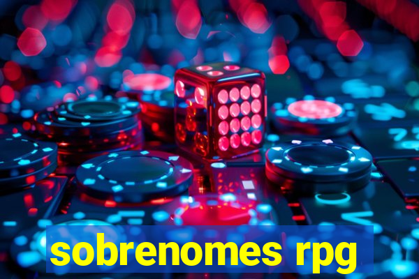 sobrenomes rpg