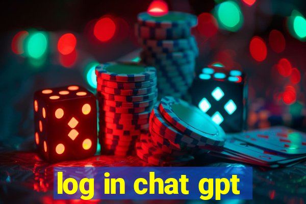 log in chat gpt