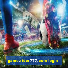 game.rider777.com login