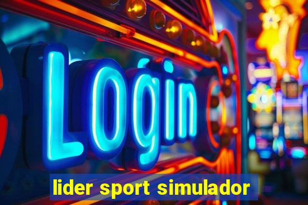 lider sport simulador